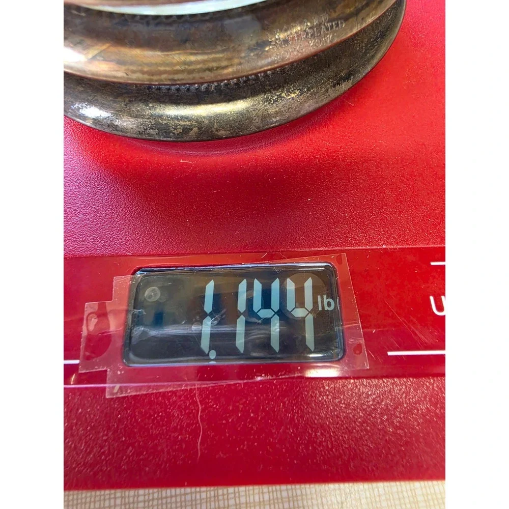 Leonard Silverplated Glass Coasters Set of 4 Starburst Pattern Vintage Hong Kong